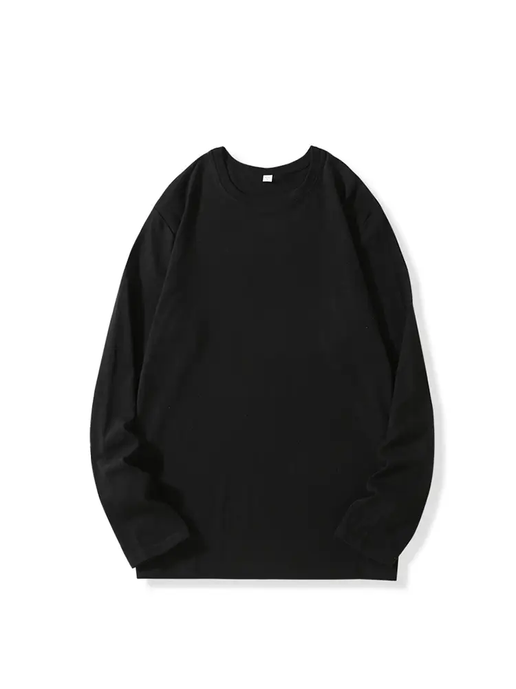 180g Combed Cotton Yellow Long Sleeve Sweatshirt - Image 21