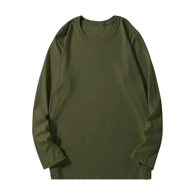 180g Combed Cotton Yellow Long Sleeve Sweatshirt - Image 10