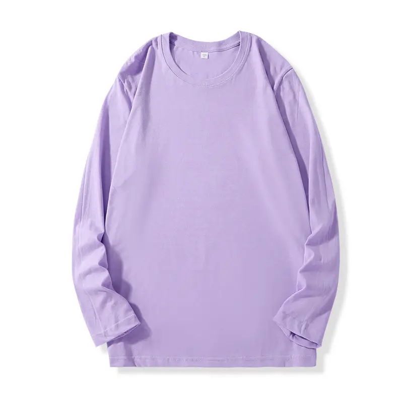 180g Combed Cotton Yellow Long Sleeve Sweatshirt - Image 12