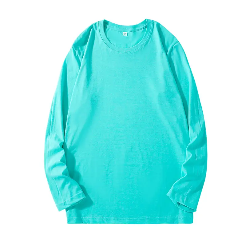 180g Combed Cotton Yellow Long Sleeve Sweatshirt - Image 13