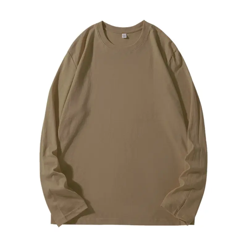 180g Combed Cotton Yellow Long Sleeve Sweatshirt - Image 16