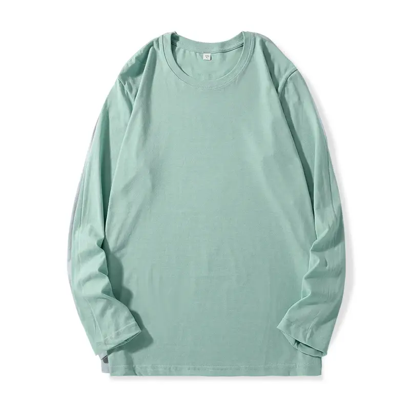 180g Combed Cotton Yellow Long Sleeve Sweatshirt - Image 18