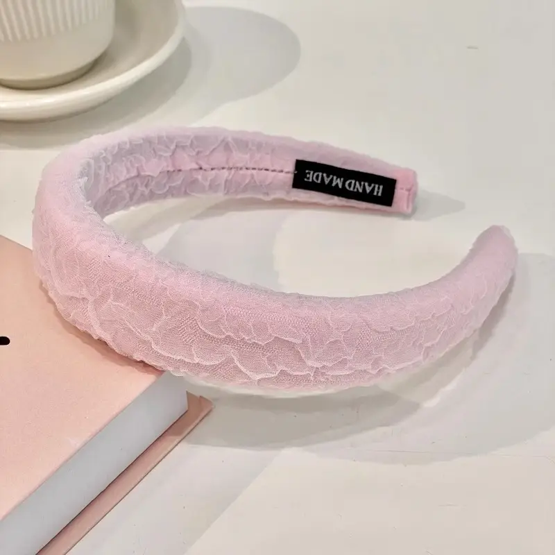 Brown Velvet Skull Top Headband for Women
