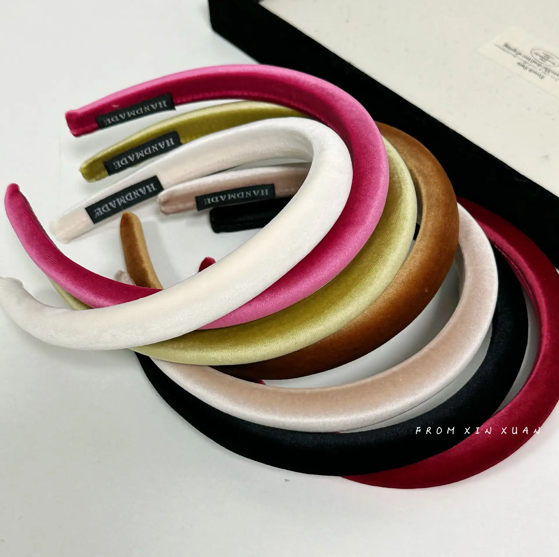 Retro Velvet Skull Top Hair Bands for Women