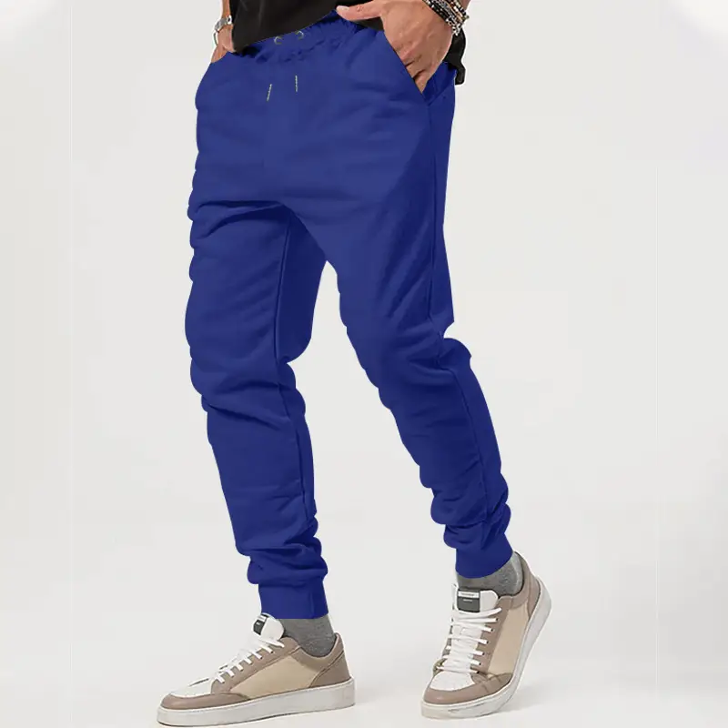 Men's Black Jogger Pants with Drawstring Waist — feature 13