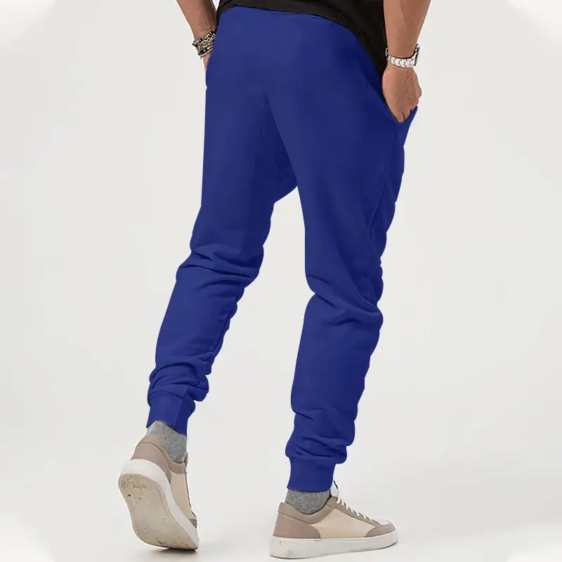 Men's Black Jogger Pants with Drawstring Waist — feature 15