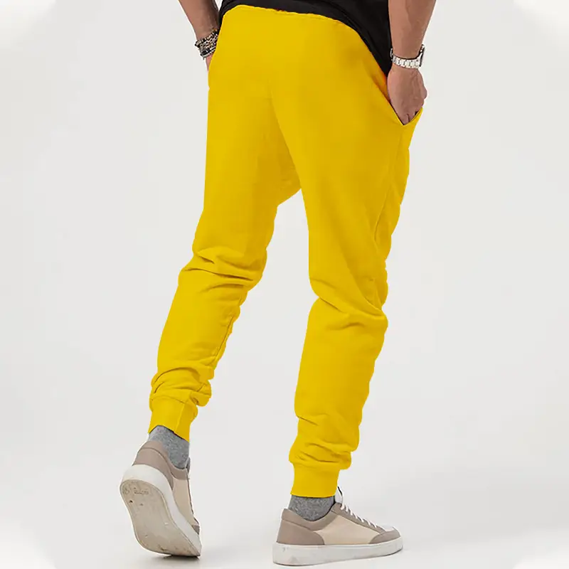 Men's Black Jogger Pants with Drawstring Waist — feature 24