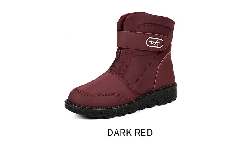 Foreign trade New plus size snow boots Women's fleece-lined warm cotton shoes waterproof non-slip women's boots — feature 9