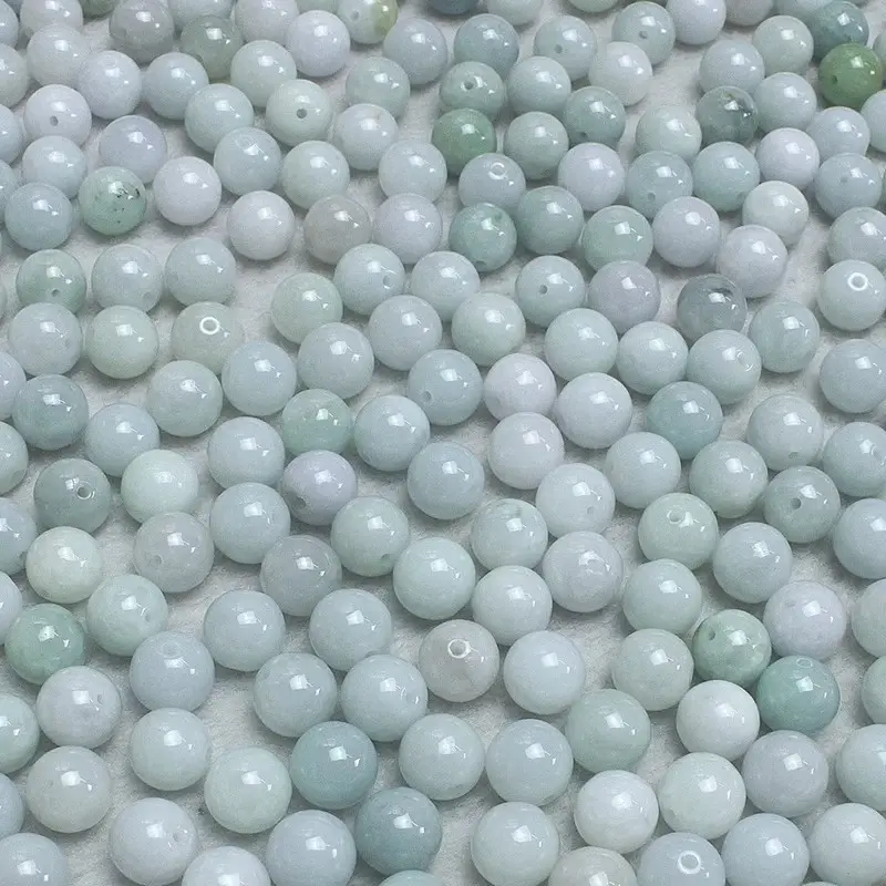 Natural Jadeite Loose Beads for Bracelets DIY Jewelry - Image 4