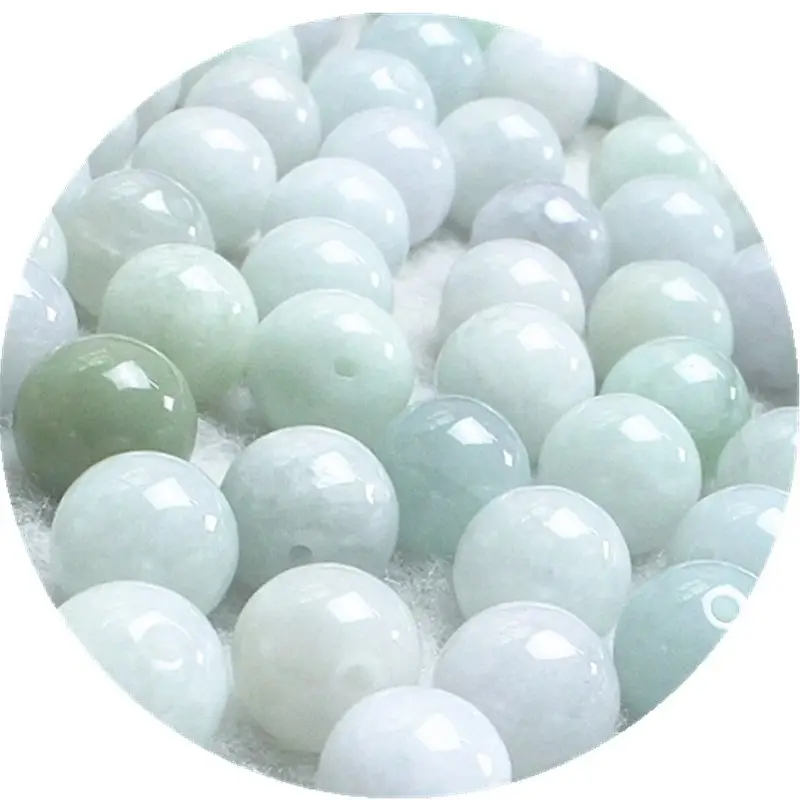 Natural Jadeite Loose Beads for Bracelets DIY Jewelry - Image 6