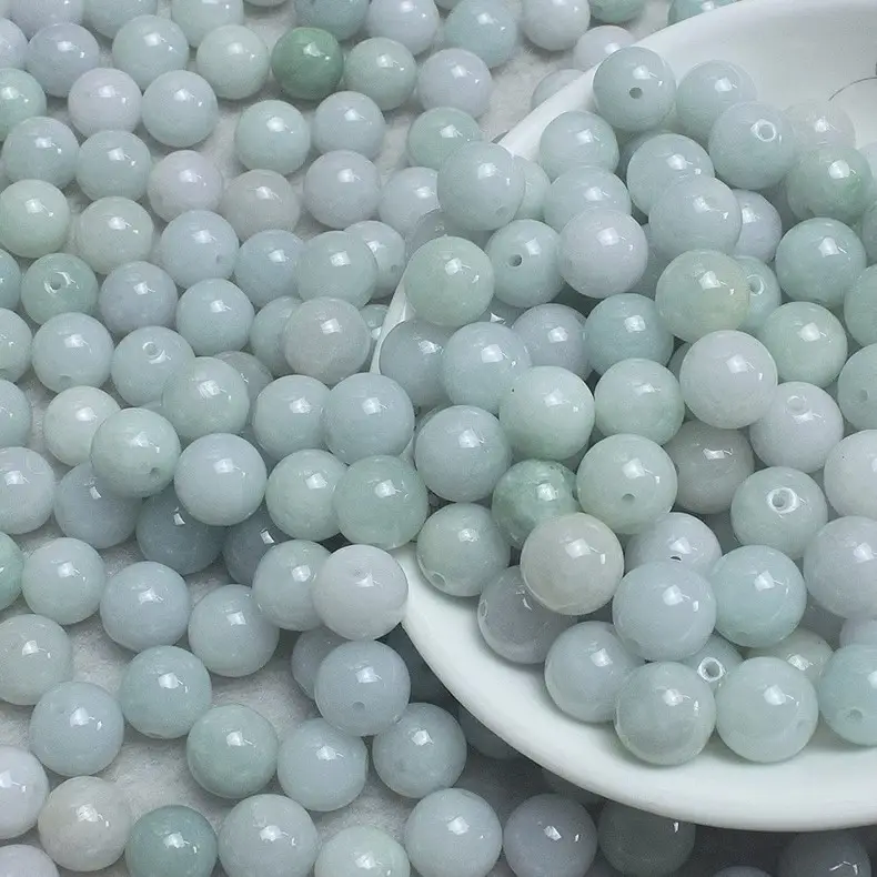 Natural Jadeite Loose Beads for Bracelets DIY Jewelry — feature 3