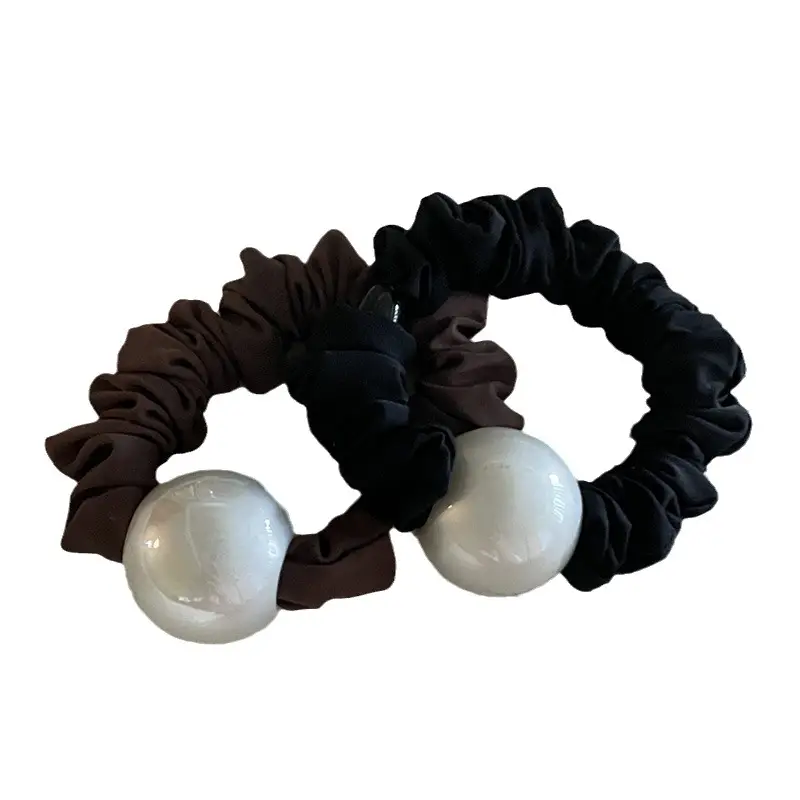 Black Pearl Vintage Hair Ring for Women - Image 5