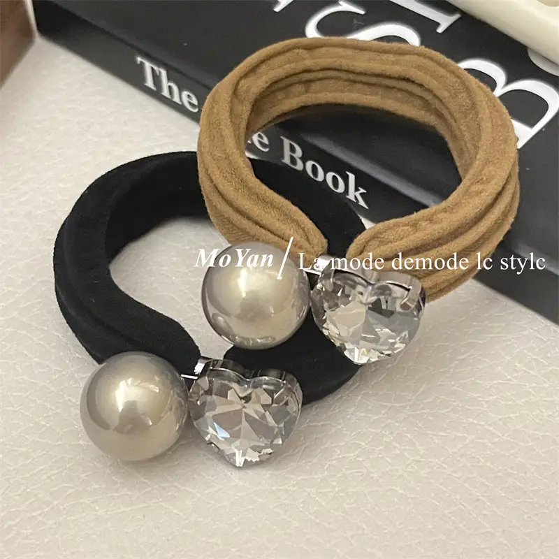 Korean Style Rhinestone Hair Band with High Elastic Strap — feature 13