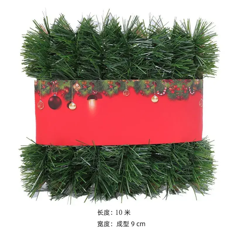 Faux Christmas Grass Strip 50 Ft Green Rattan Wedding Party Decoration — feature 7
