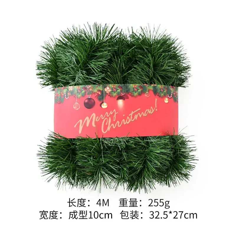 Faux Christmas Grass Strip 50 Ft Green Rattan Wedding Party Decoration - Image 10
