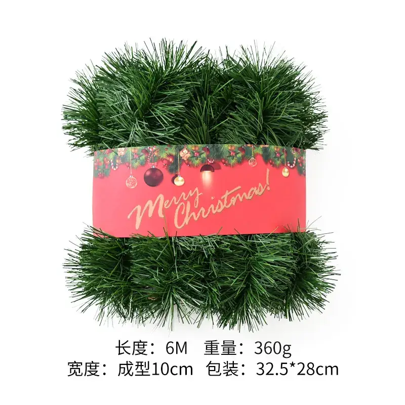 Faux Christmas Grass Strip 50 Ft Green Rattan Wedding Party Decoration - Image 11