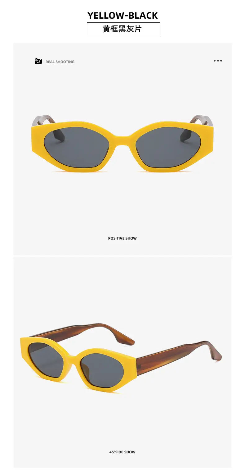 Brown Brown Cat Eye Sunglasses European American — feature 17