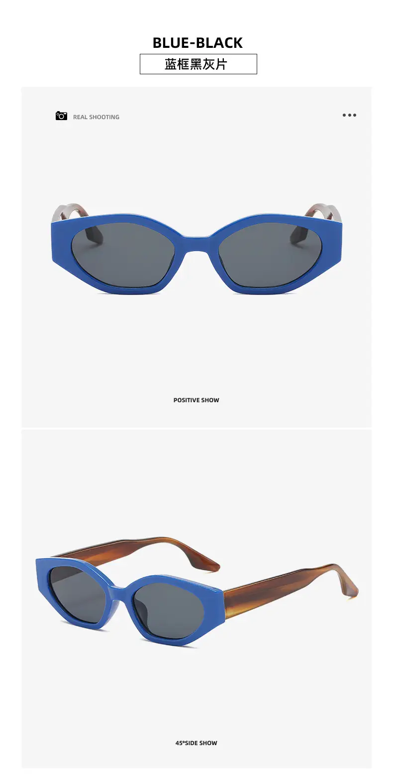 Brown Brown Cat Eye Sunglasses European American — feature 25