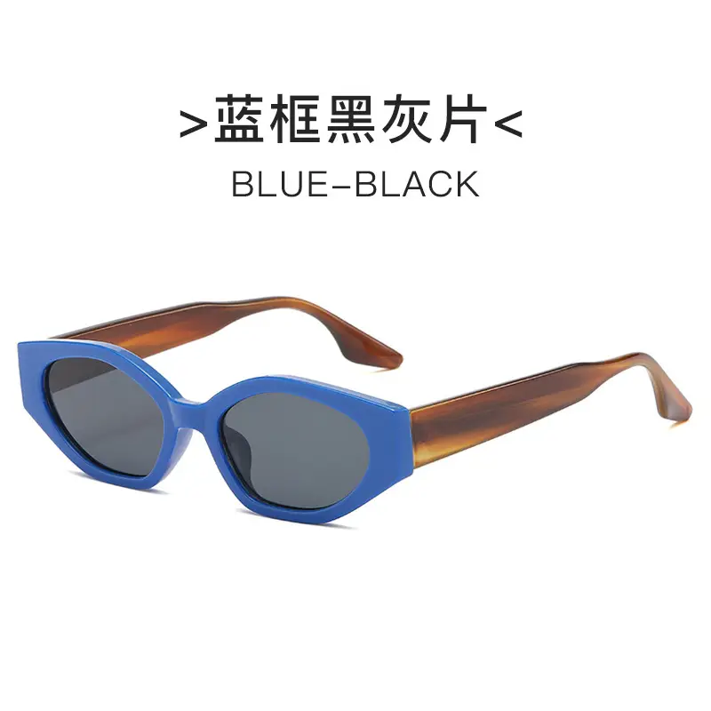 Brown Brown Cat Eye Sunglasses European American - Image 7