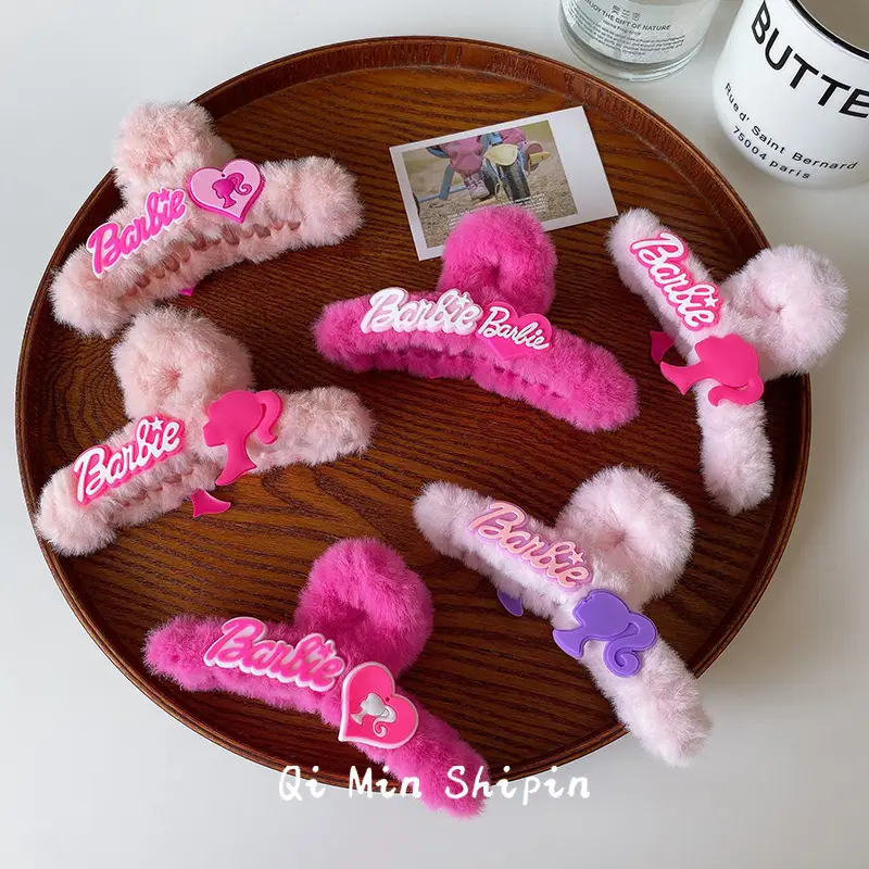 Barbie Pink Hairpin with Shark Clip for Girls - Image 6