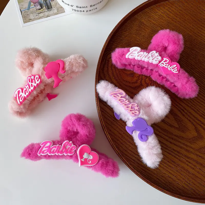 Barbie Pink Hairpin with Shark Clip for Girls - Image 7