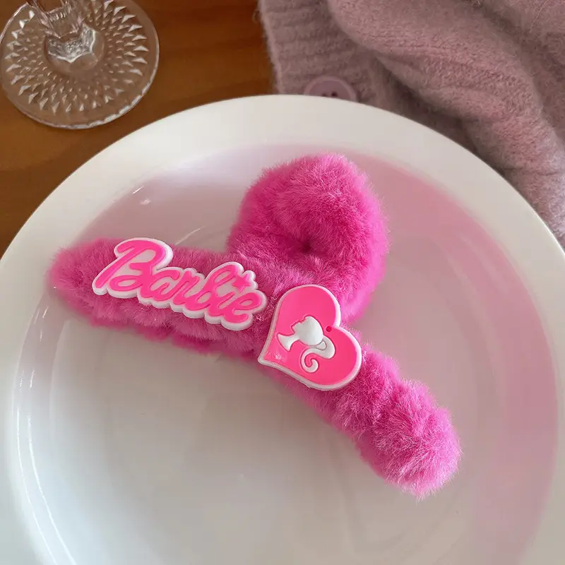 Barbie Pink Hairpin with Shark Clip for Girls - Image 4