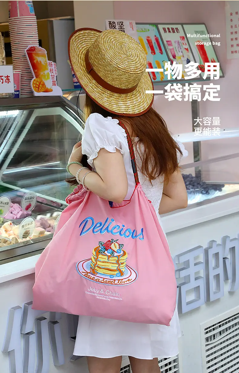 Single Embroidery Shoulder Bag with Floral Design — feature 3