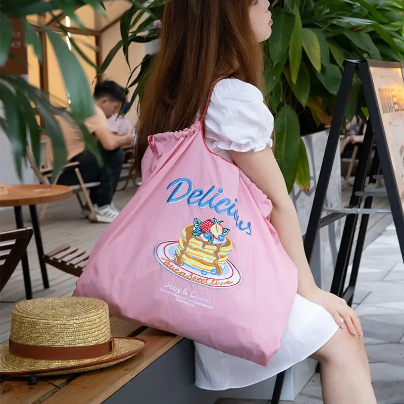 Single Embroidery Shoulder Bag with Floral Design - Image 17