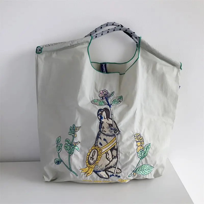 Single Embroidery Shoulder Bag with Floral Design - Image 19