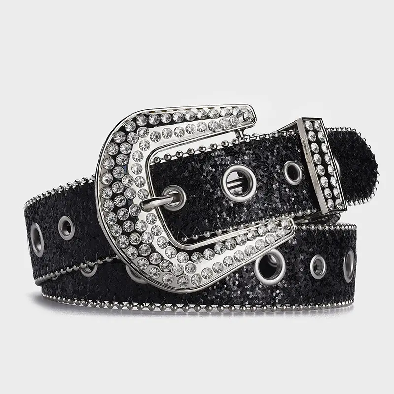 Cross-border Rhinestone Buckle Belts for Women