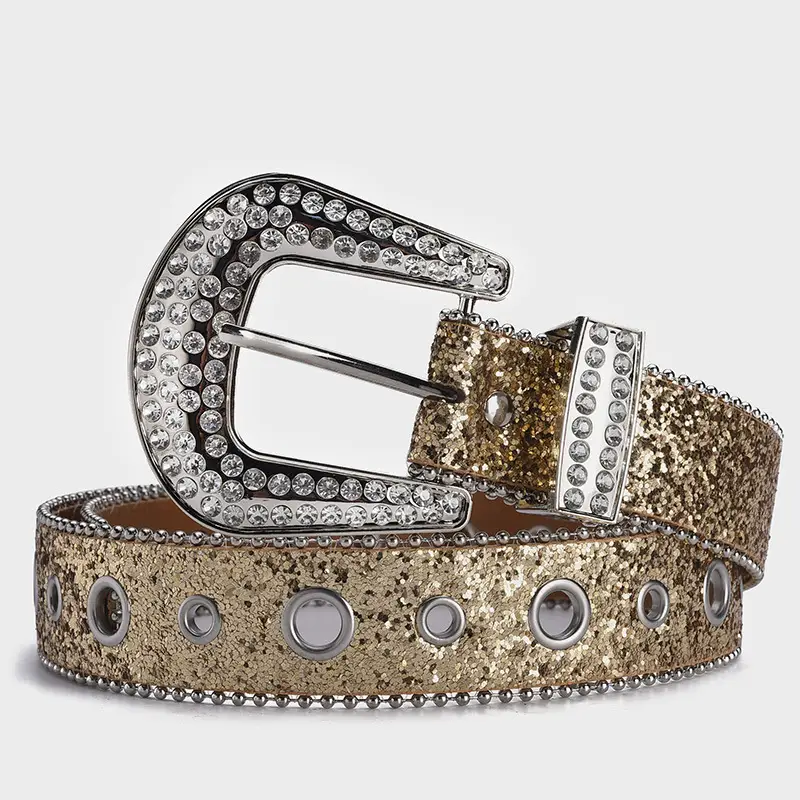 Cross-border Rhinestone Buckle Belts for Women - Image 7