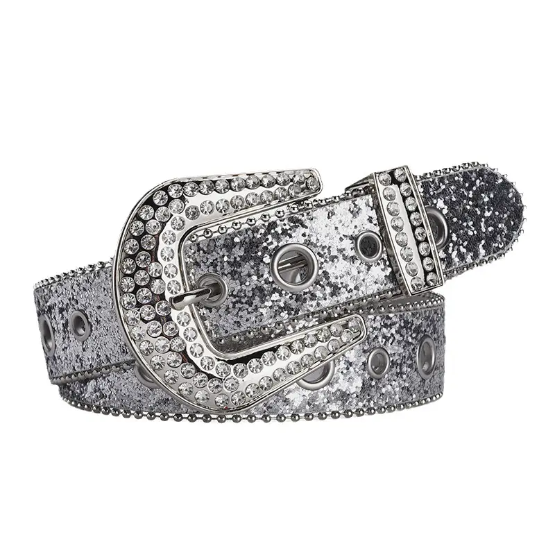 Cross-border Rhinestone Buckle Belts for Women - Image 8