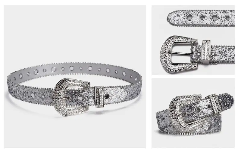 Cross-border Rhinestone Buckle Belts for Women β feature 11