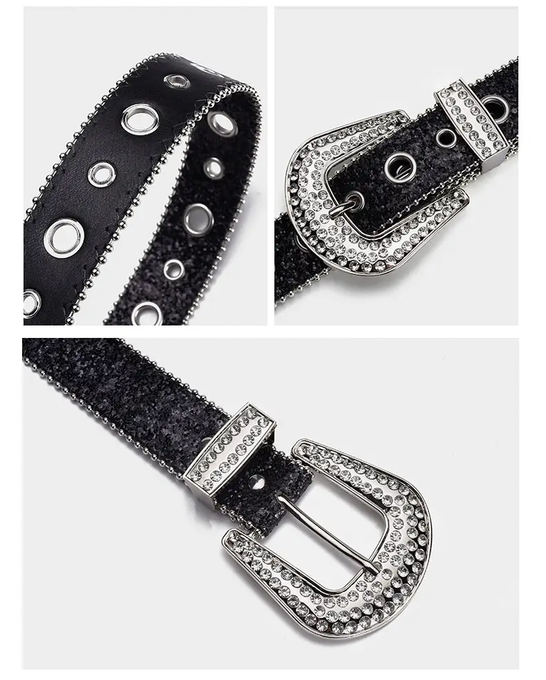 Cross-border Rhinestone Buckle Belts for Women β feature 14