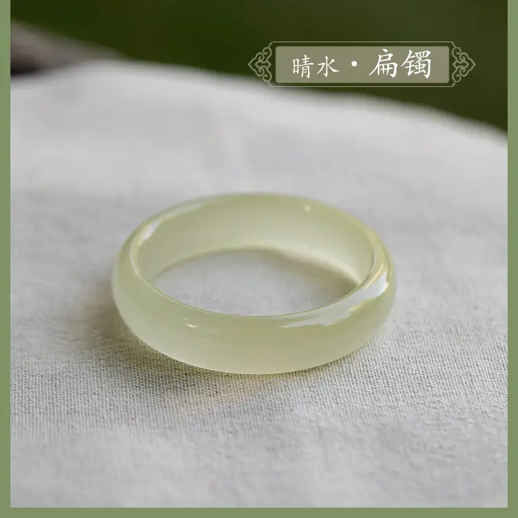 Young Light Green Jade Bracelet for Women — feature 9