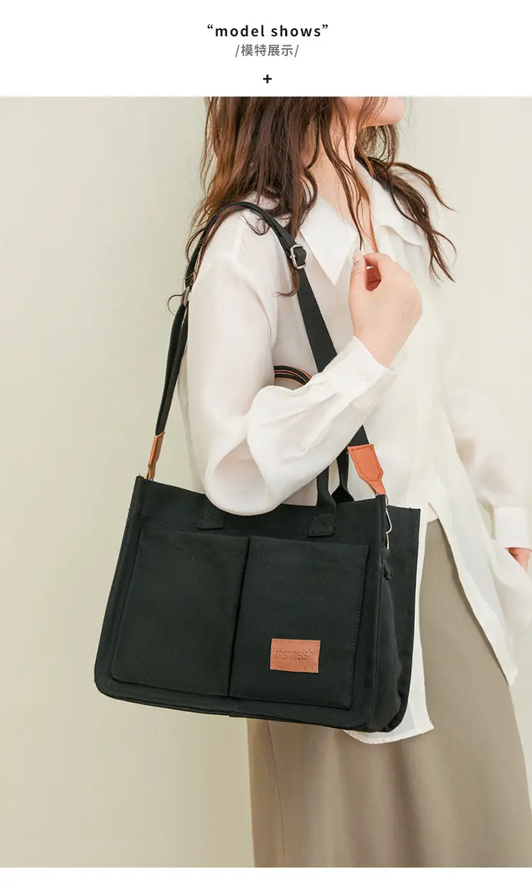 Women's Beige Crossbody Bag Multi Pocket Large — feature 19