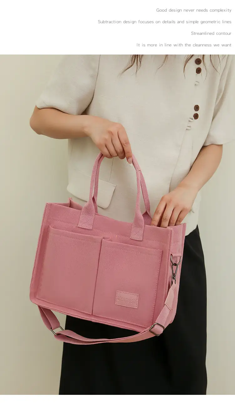 Women's Beige Crossbody Bag Multi Pocket Large — feature 21