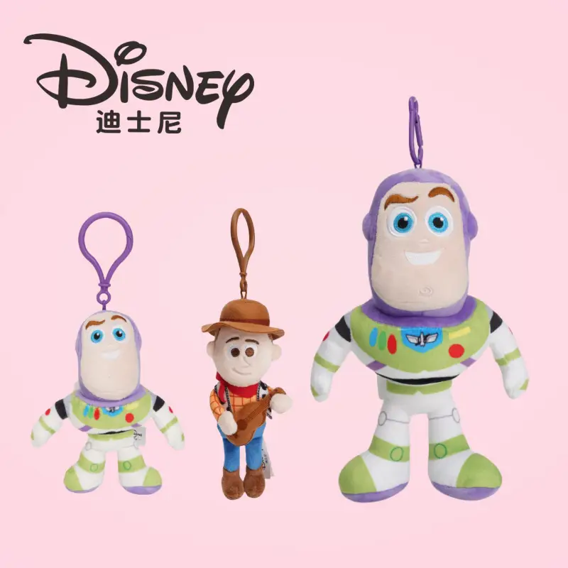Authentic Disney Buzz Lightyear Pendant Small Doll Toy Story Plush School Bag Pendant Keychain Doll - Image 2