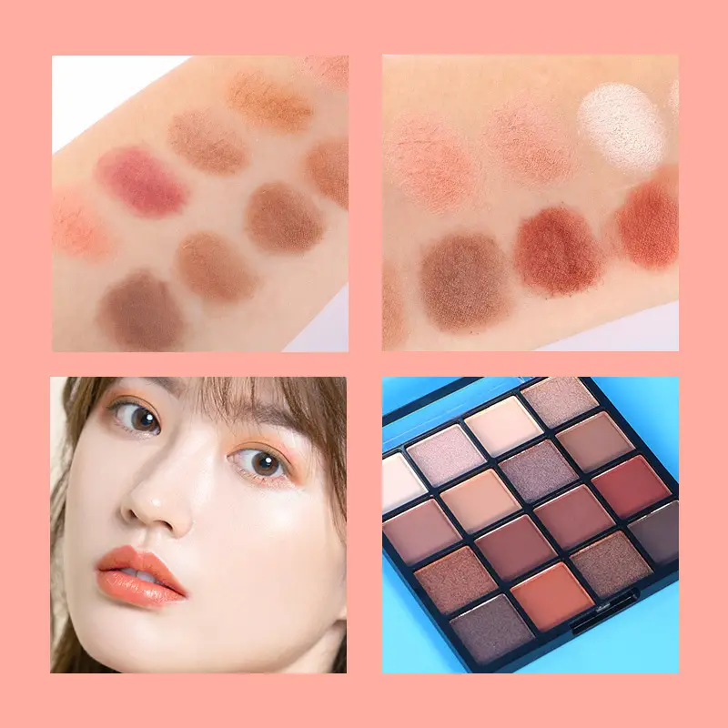 Sweat-Proof Waterproof Eye Shadow 16 Colors - Image 7