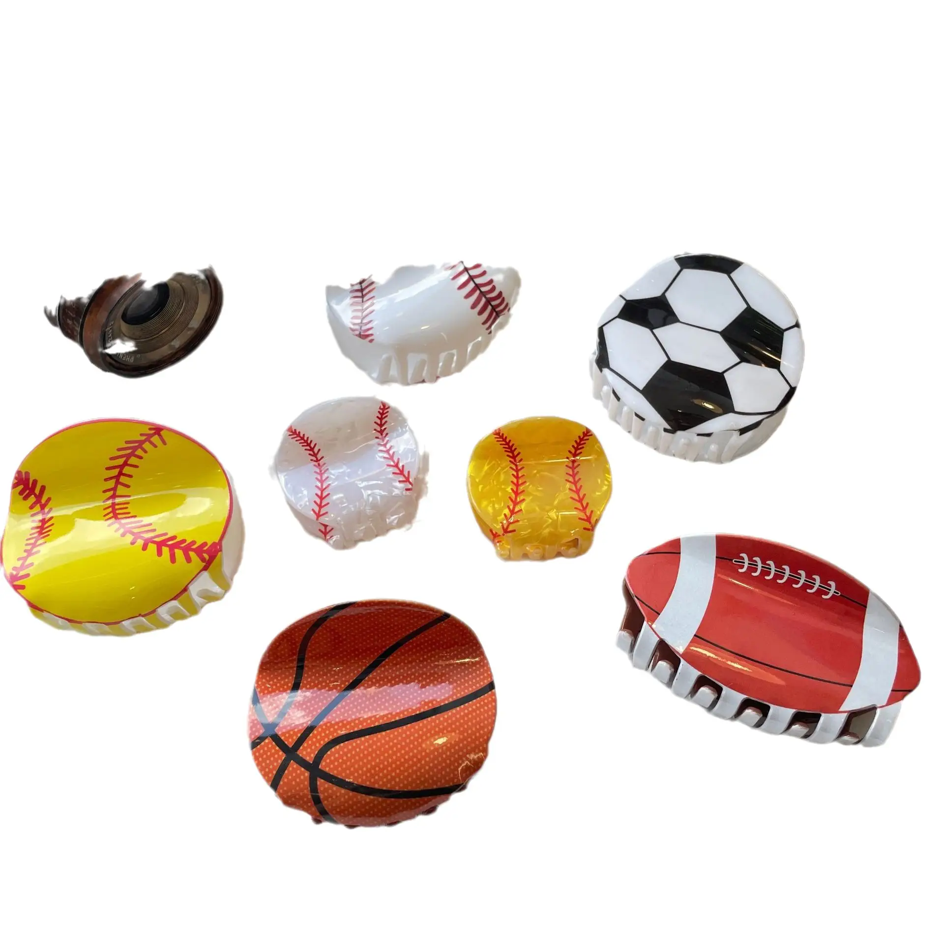 New Basketball Grab Clip Rugby Hairpin Tennis Grab Football Volleyball Hair Accessories - Image 22