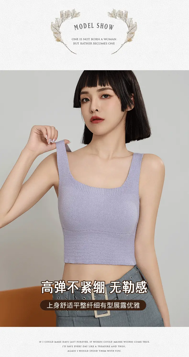 Women's Wool Fleece Thermal Vest with Chest Pad — feature 13
