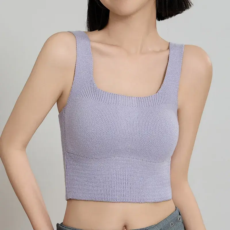 Women's Wool Fleece Thermal Vest with Chest Pad - Image 4
