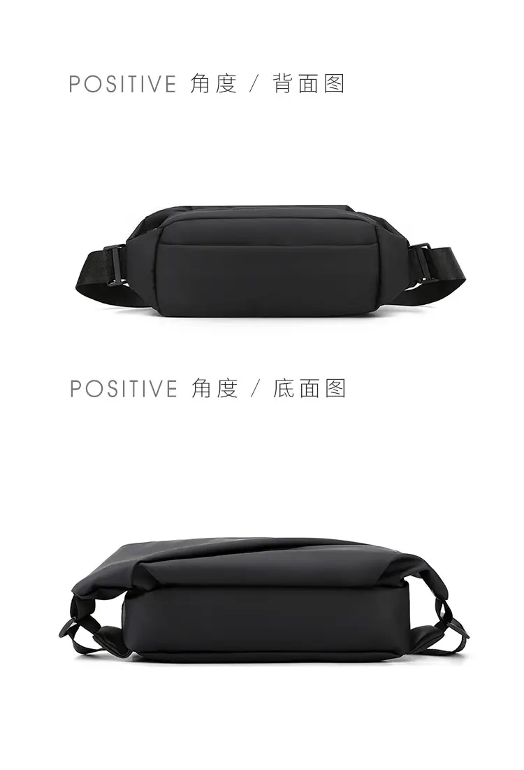 Men's Blue Casual Crossbody Waist Bag — feature 26