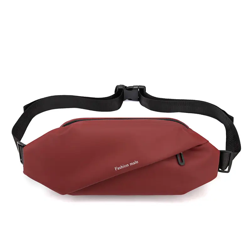 Men's Blue Casual Crossbody Waist Bag