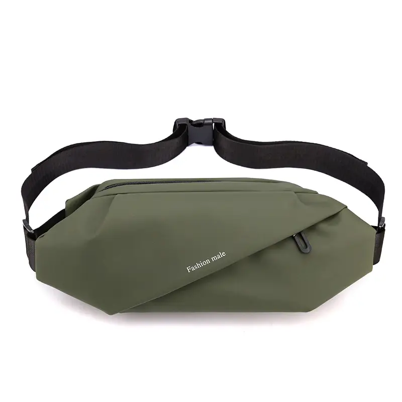 Men's Blue Casual Crossbody Waist Bag