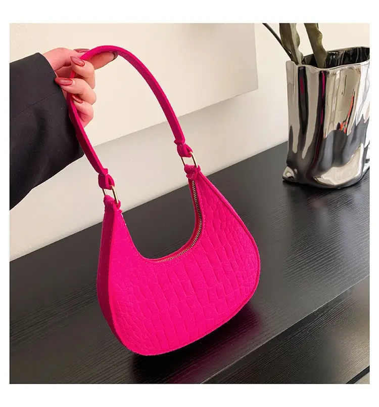 Orange Korean Style Women's Shoulder Bag 2023 - Image 6