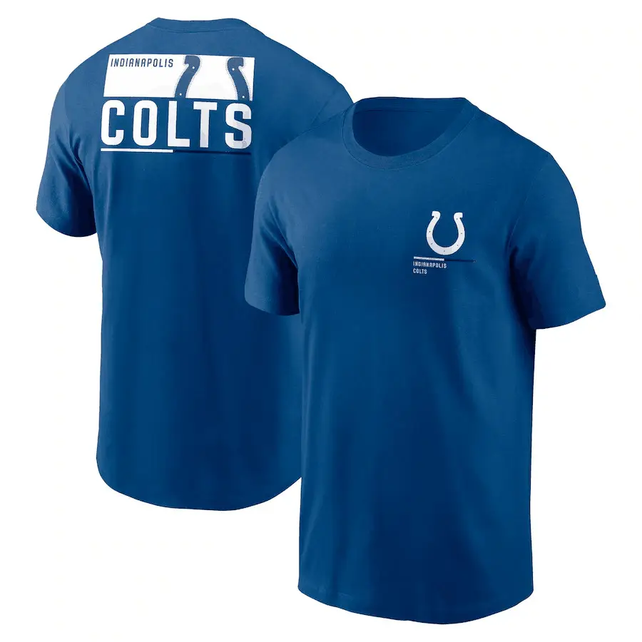 Rams Rugby T-Shirt Blue Men Quick Dry - Image 4