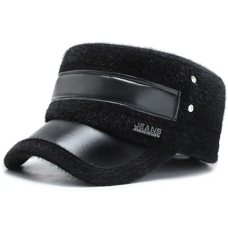 Winter Mink Hat for Men Cold Proof Ear Protection — feature 19