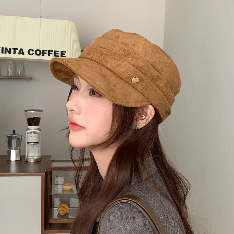 Women Woolen Peaked Hat Autumn Winter British Style - Image 14
