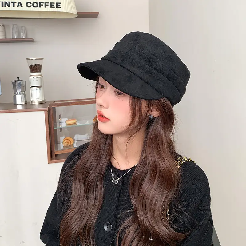 Women Woolen Peaked Hat Autumn Winter British Style - Image 18